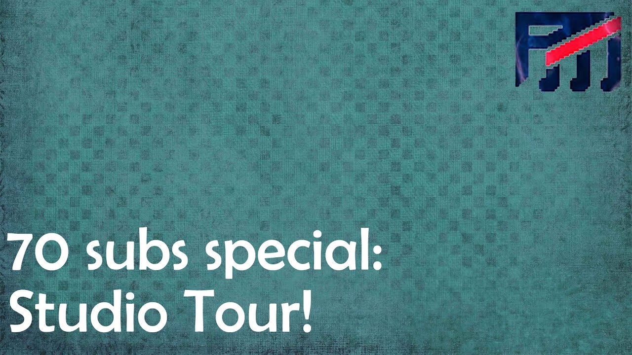 70 subs special: Studio tour!