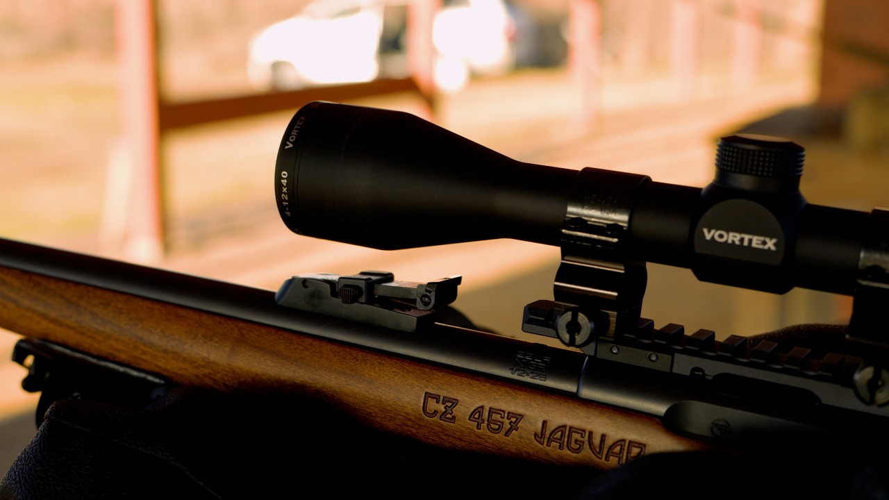 CZ 457 Jaguar 22lr 400 ярдов