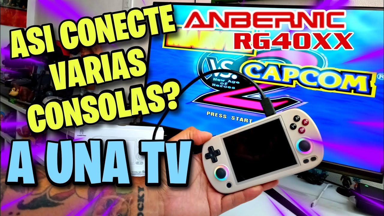 MILES de JUEGOS RETRO en la PALMA de tu MANO y en tu TV, ANBERNIC RG40XX #retro #gamer #juegos #nes