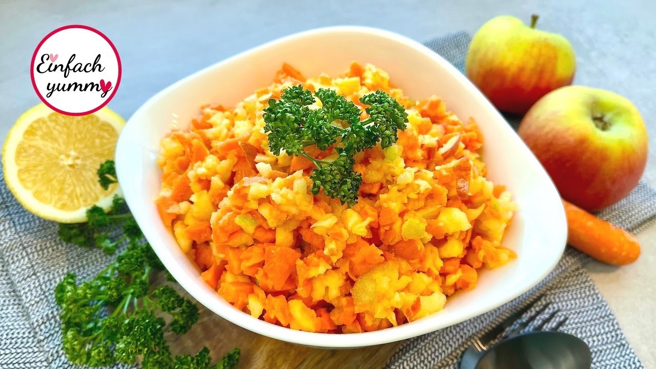 6 Sekunden Salat  🍎🥕  Rohkostsalat  Thermomix® TM5/TM6