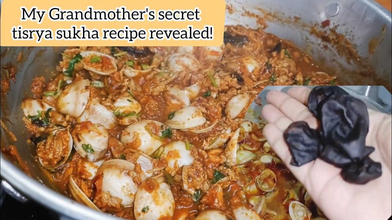 The Secret Ingredient for Goan Style Tisrya Suka | Tisreo Sukhem | Clams sukka #Goan #clams #Sukka 