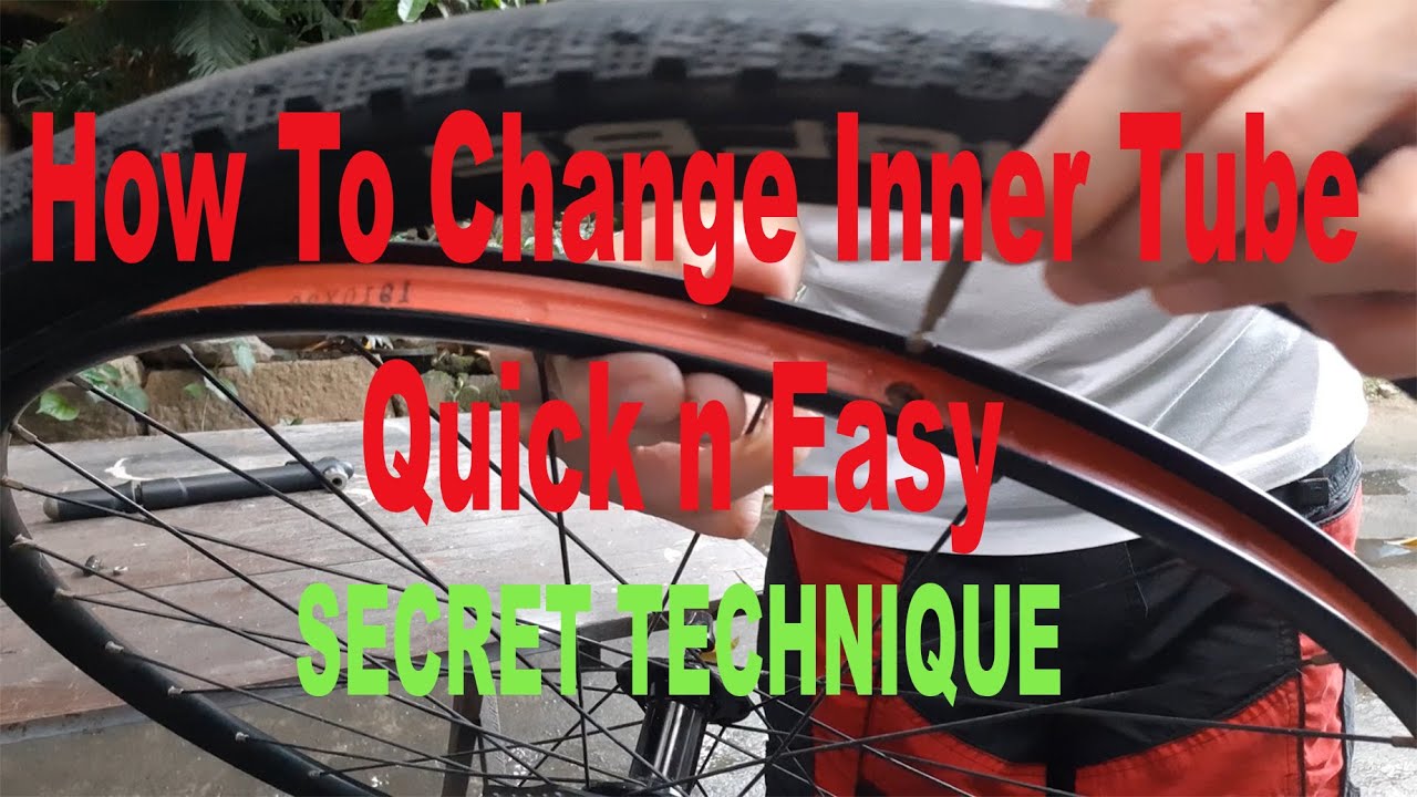FAST & EASY !!  How To Change Inner Tube On A Flat Tire.. Secret Technique Revealed!!  (TAGALOG)