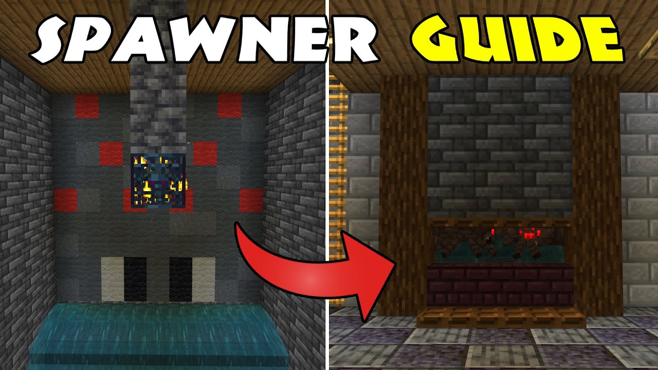 Minecraft Spider Spawner Farm | Minecraft Guide S3 EP28