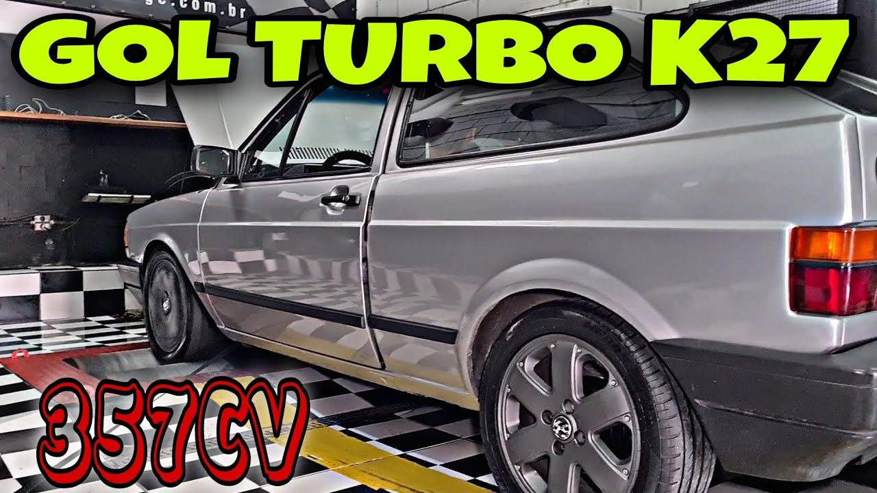 GOL TURBO 357cv andando na rua - Racetech