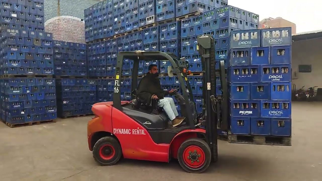 Counterbalance Forklift Stacking Training Video @ForkliftSkills