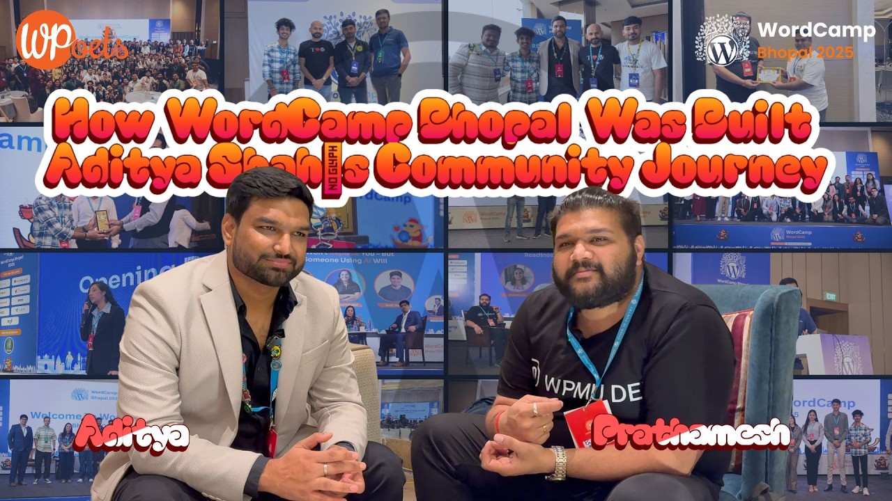 How WordCamp Bhopal Was Built | Aditya Sahar’s Community Journey