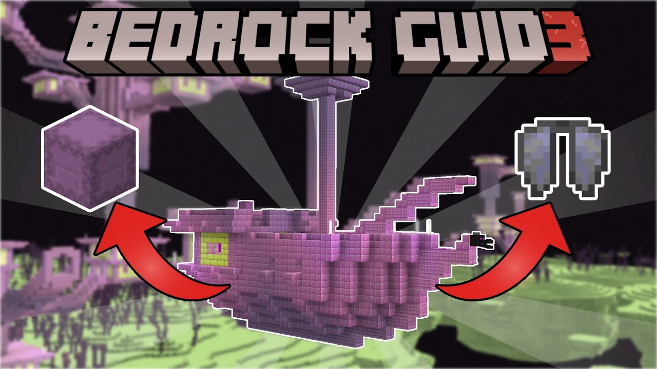 How To Get SHULKERS + ELYTRA In Minecraft | Bedrock Guide S3 EP22