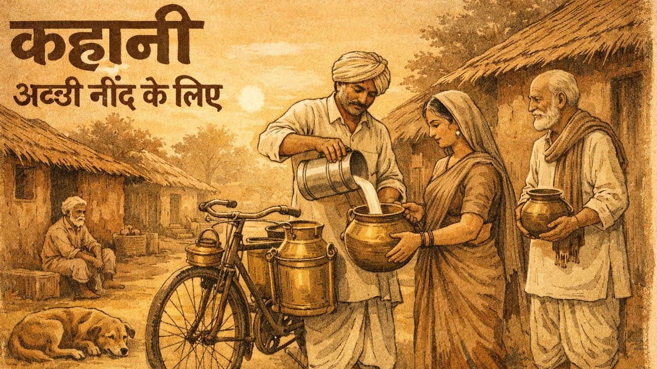 दूध वाले का चालाक बेटा और पड़ोसी | कहानी अच्छी नींद के लिए | hindi kahani Bedtime story 