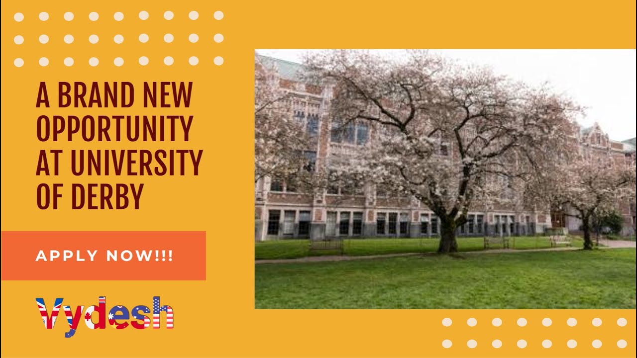 A Brand New Opportunity at The University of Derby!!!
