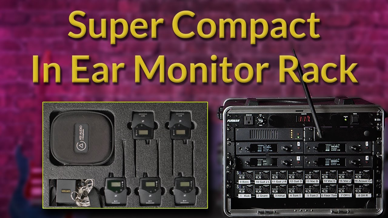 Super Compact In Ear Monitor Rack