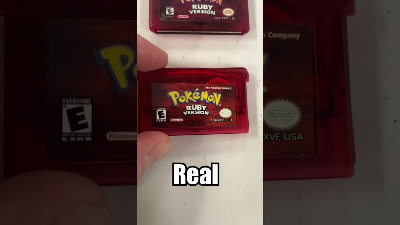 Spotting A Fake Pokemon Ruby