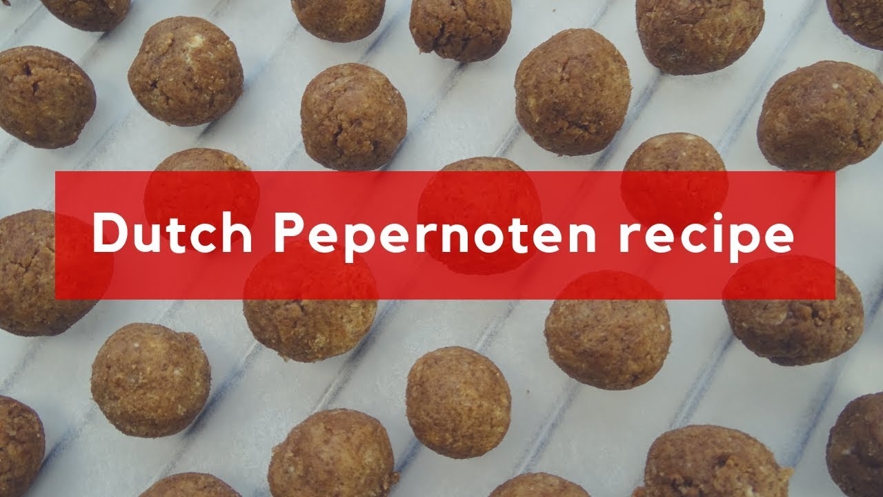 Dutch cookies - Pepernoten - Traditional Recipe