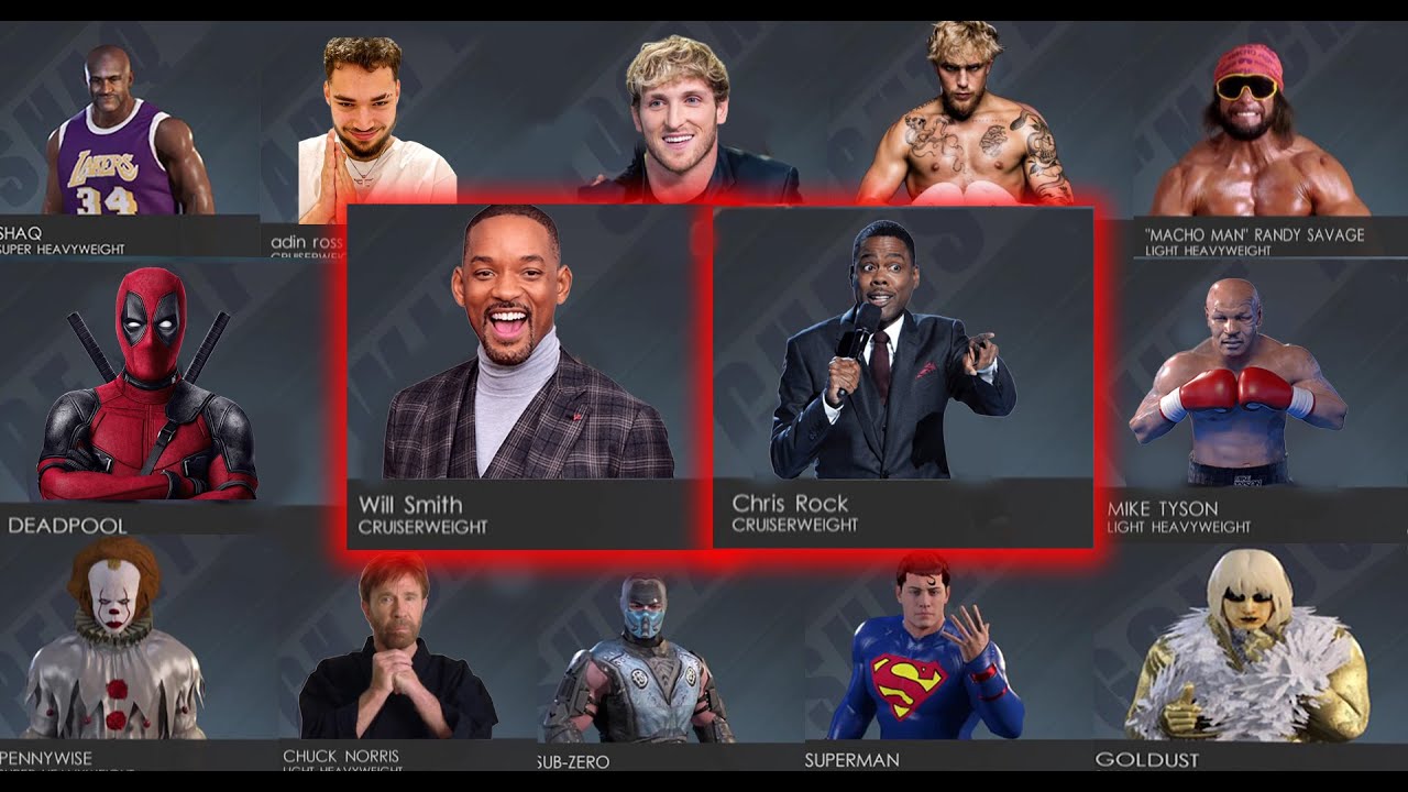 Will Smith And Chris Rock FACE OFF In This Bizarre Royal Rumble!!!