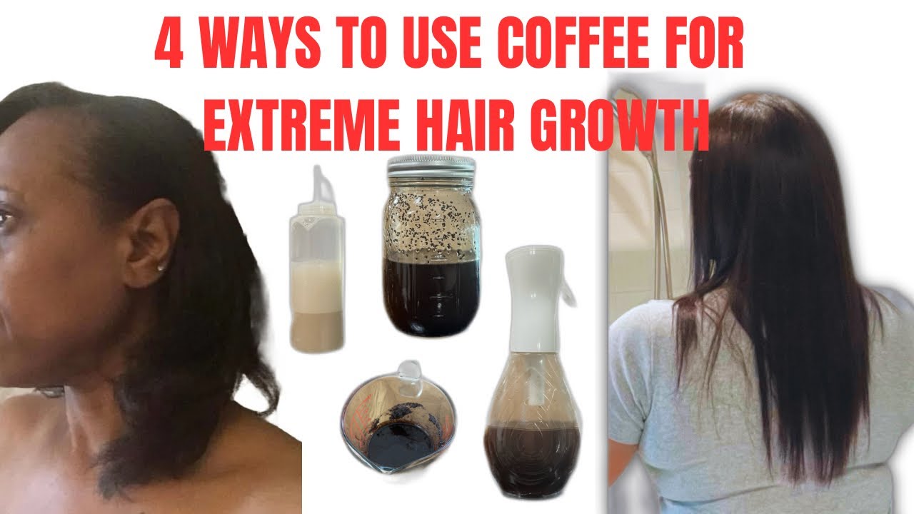 4 ways to use coffee for MASSIVE HAIR GROWTH!