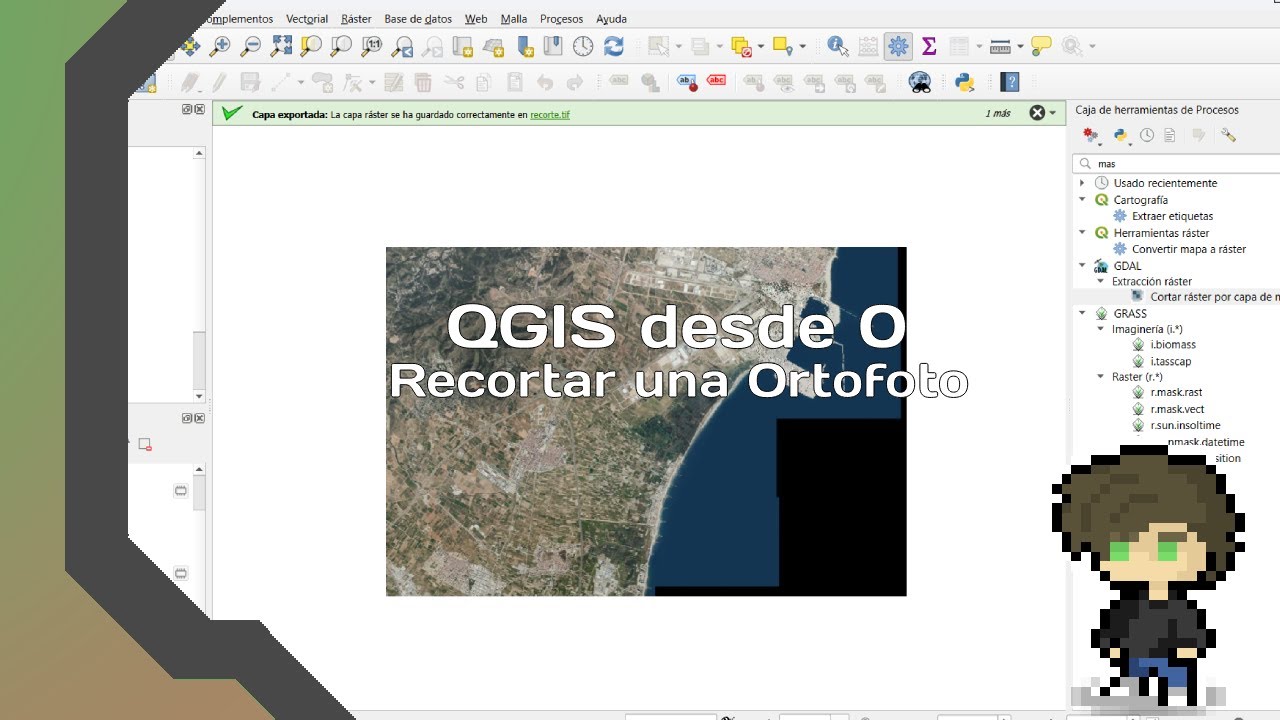 Qgis paso a paso / Recorta Ortofotos