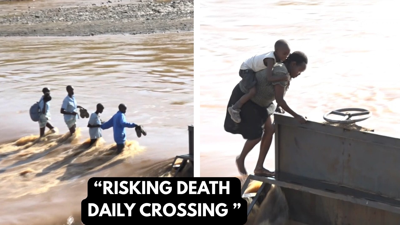 Shocking: Dangerous Crossing at Perkerra River as Residents Risk Their Lives