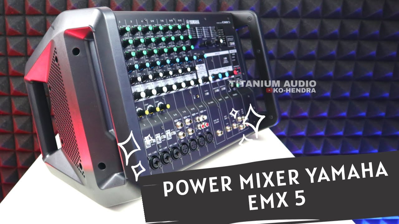 UNBOXING POWER MIXER YAMAHA EMX 5