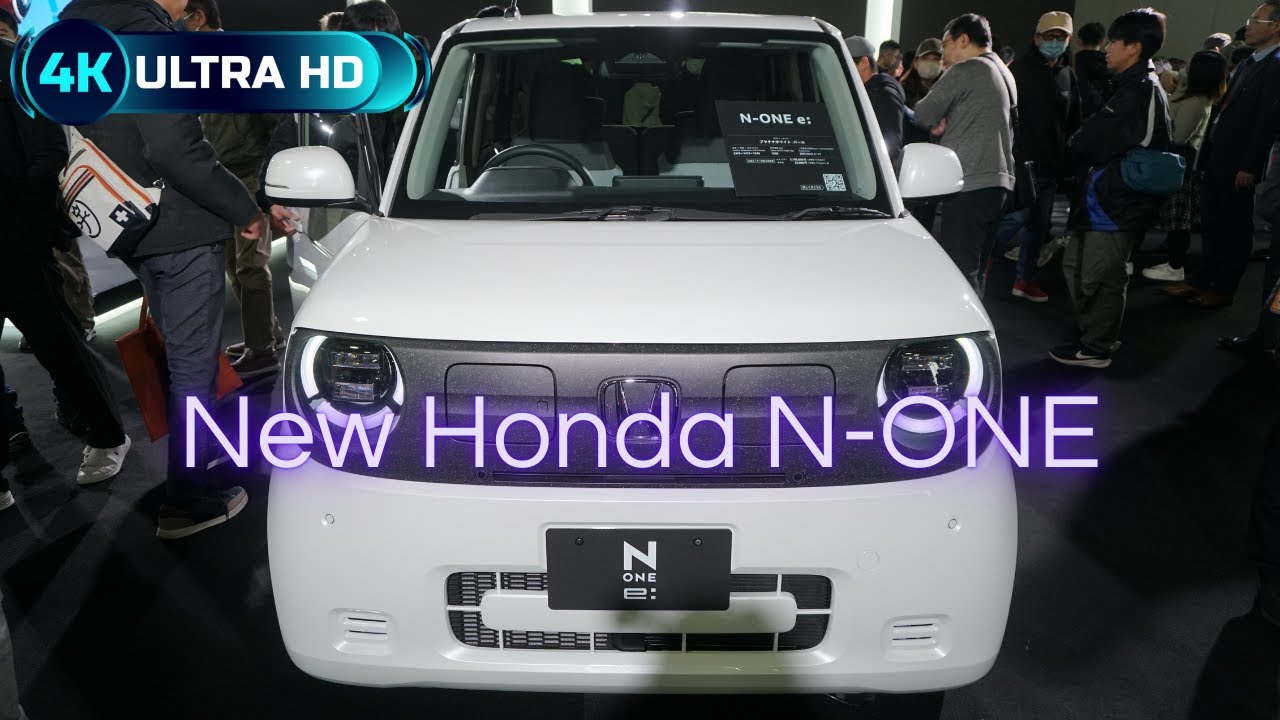 Honda N-ONE e:L 2026 года, белый цвет - Новая Honda N-ONE 2026 - Новая Honda N-ONE e:L 2026 года,...