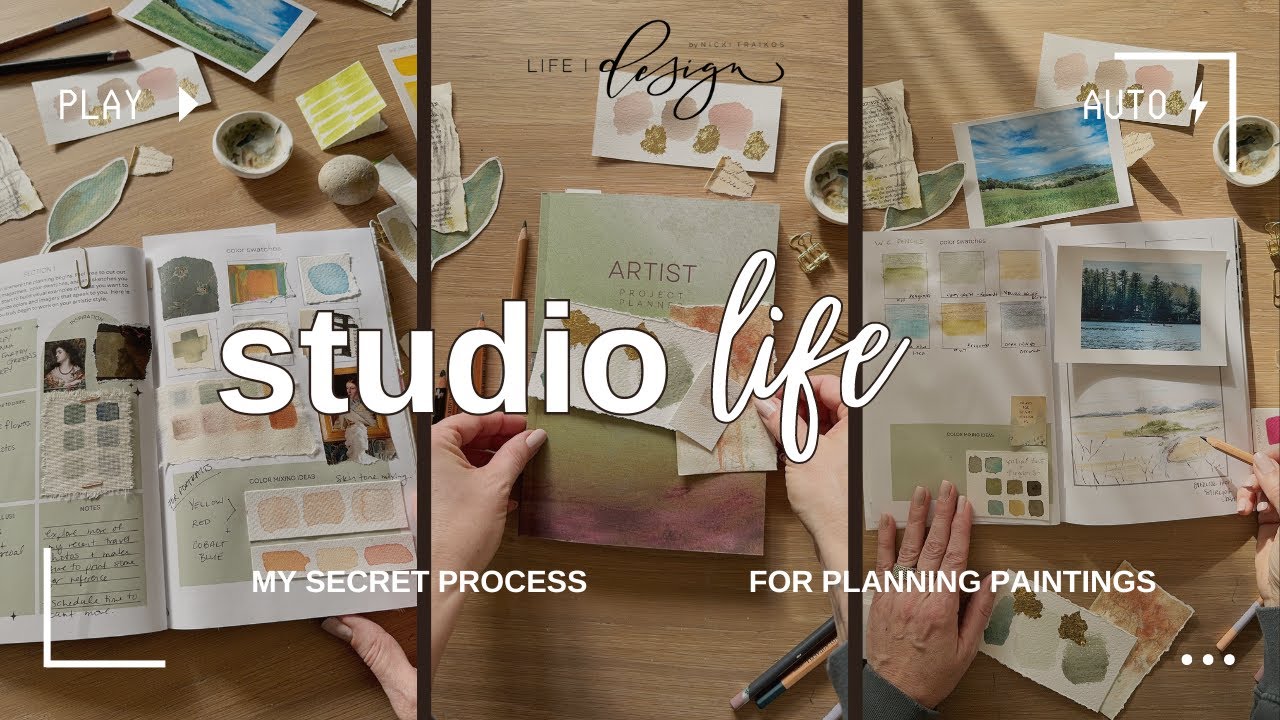 Introducing one of my studio secret processes! The Artist Project Planner