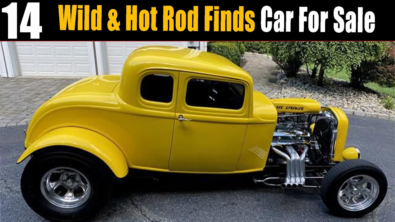 14 Wild Hot Rods For Sale 🔥 Rare Classic Street Rod Collection