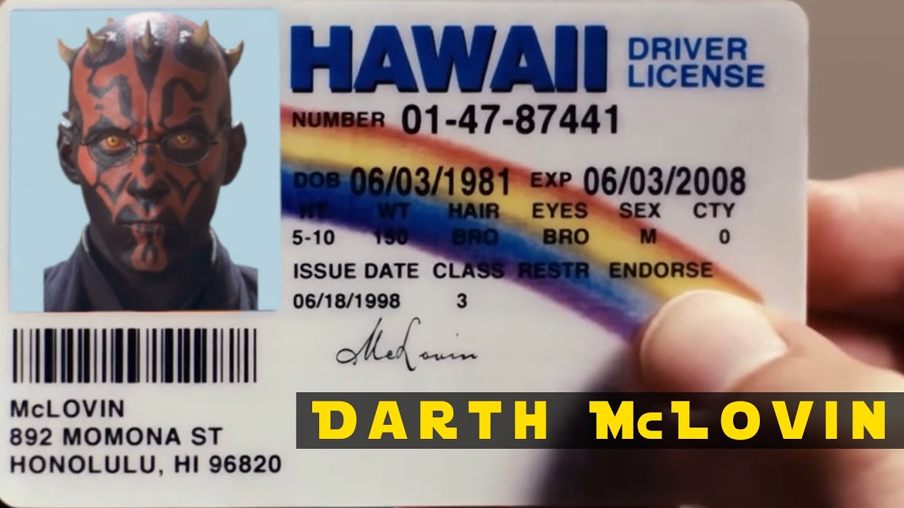Superbad:  Darth McLovin