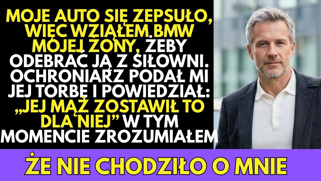 Wziąłem BMW mojej żony. To, co znalazłem w środku, zmieniło wszystko