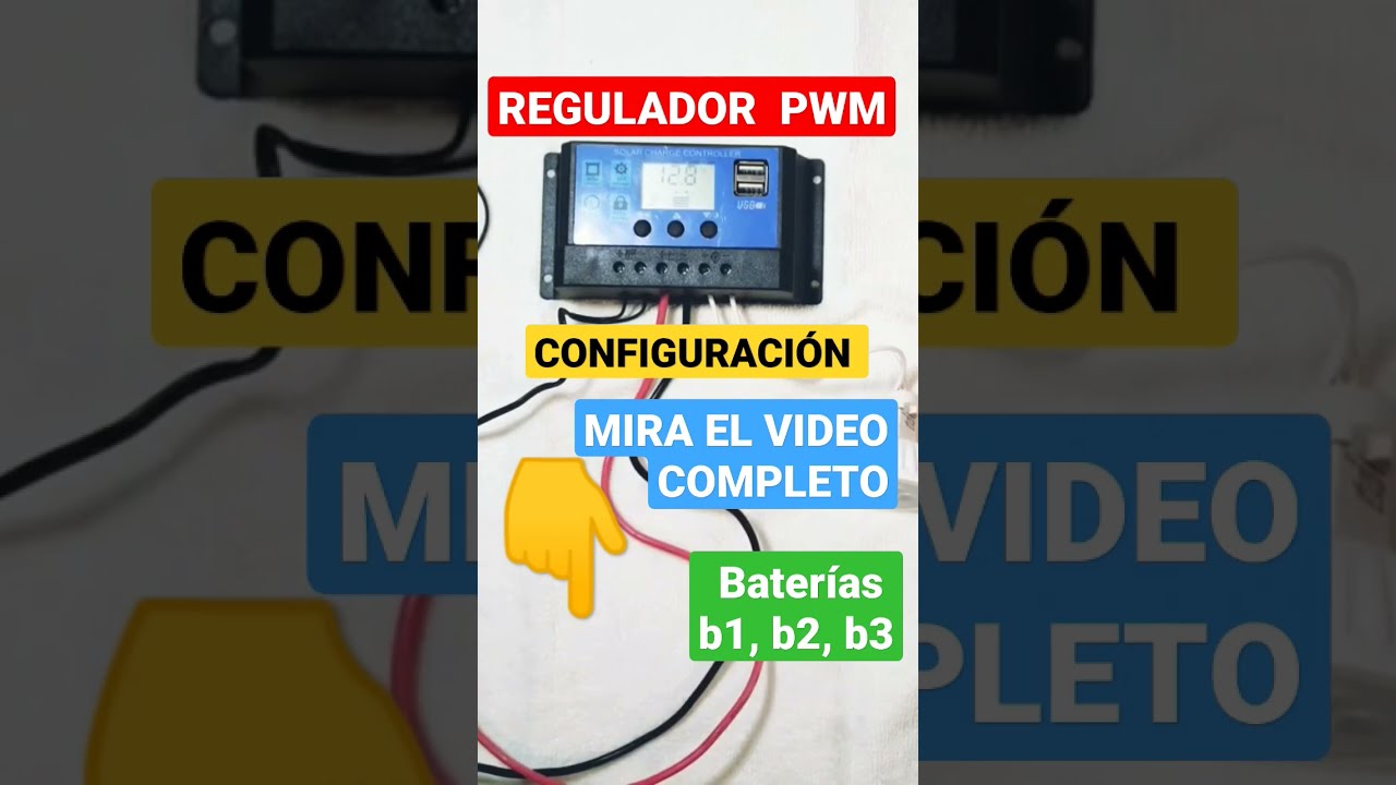REGULADOR DE CARGA SOLAR PWM, MPPT