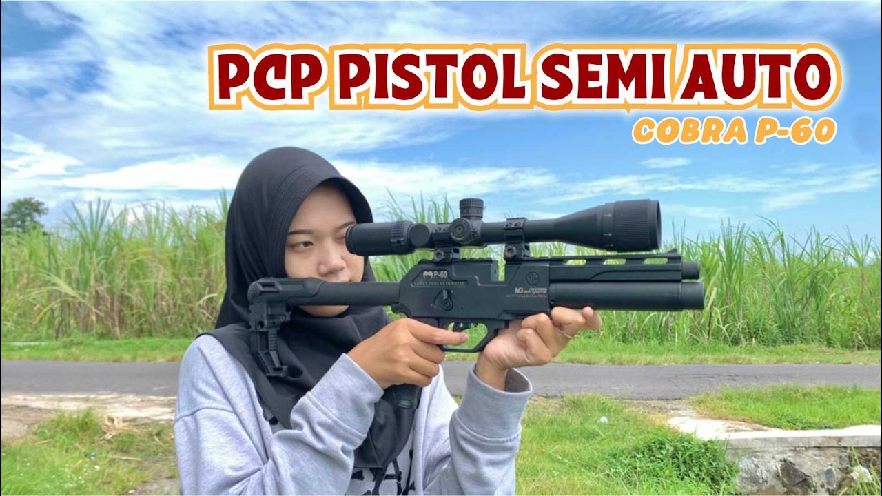 PCP MINI COBRA SEMI OTOMATIS P60 PCP MINI PISTOL BIG GAME MURAH | PROMO SENAPAN PCP TERBARU 2026