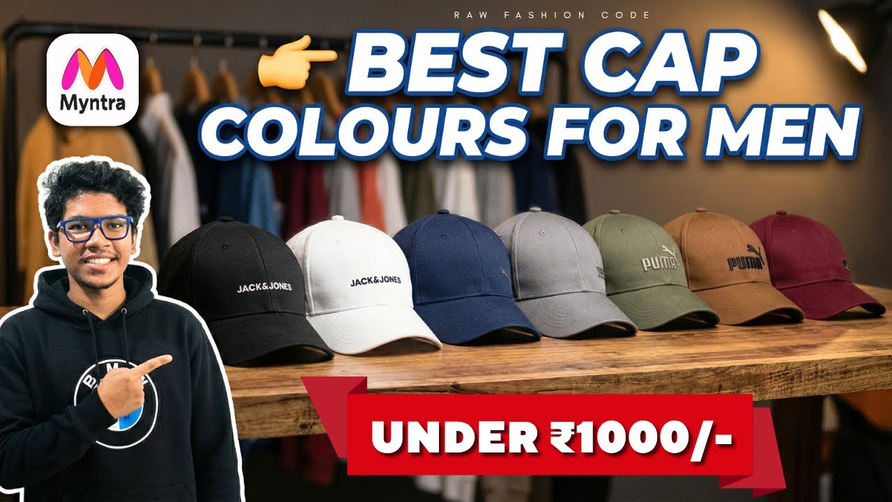 Best Caps for Men 🧢 | UNDER ₹1000/- | Myntra | Raw Fashion Code