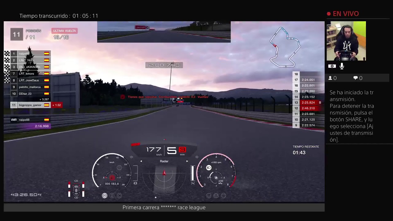 6ª carrera y ultima de la temporada DAS SerieS