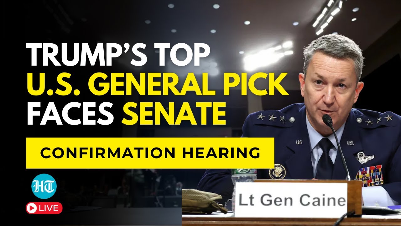 Senate Hearing LIVE | Lt. Gen. Dan “Razin” Caine Confirmation Hearing | Trump's Joint Chiefs Pick