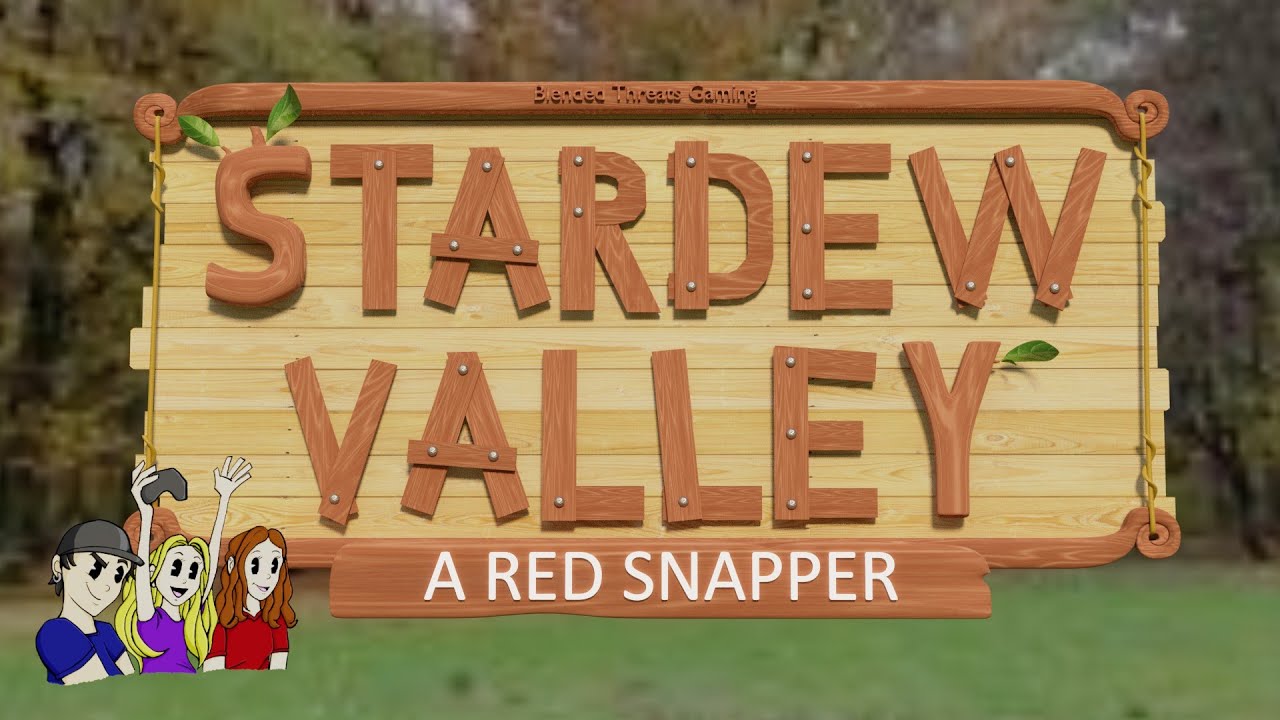 Stardew Valley Gameplay #77 : A RED SNAPPER | 3 Player Co-op