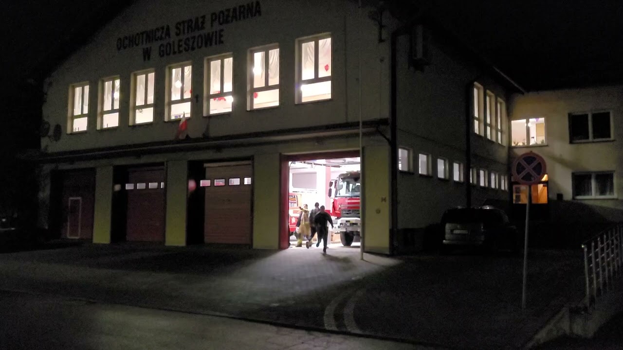 [Syrena i Wyjazd] Alarm OSP KSRG Goleszów w trakcie zbiórki MDP. Wyjazd 439[S]86