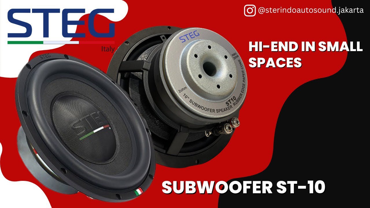 ❗️STEG ST-10❗️Subwoofer HI-END IN SMALL SPACES