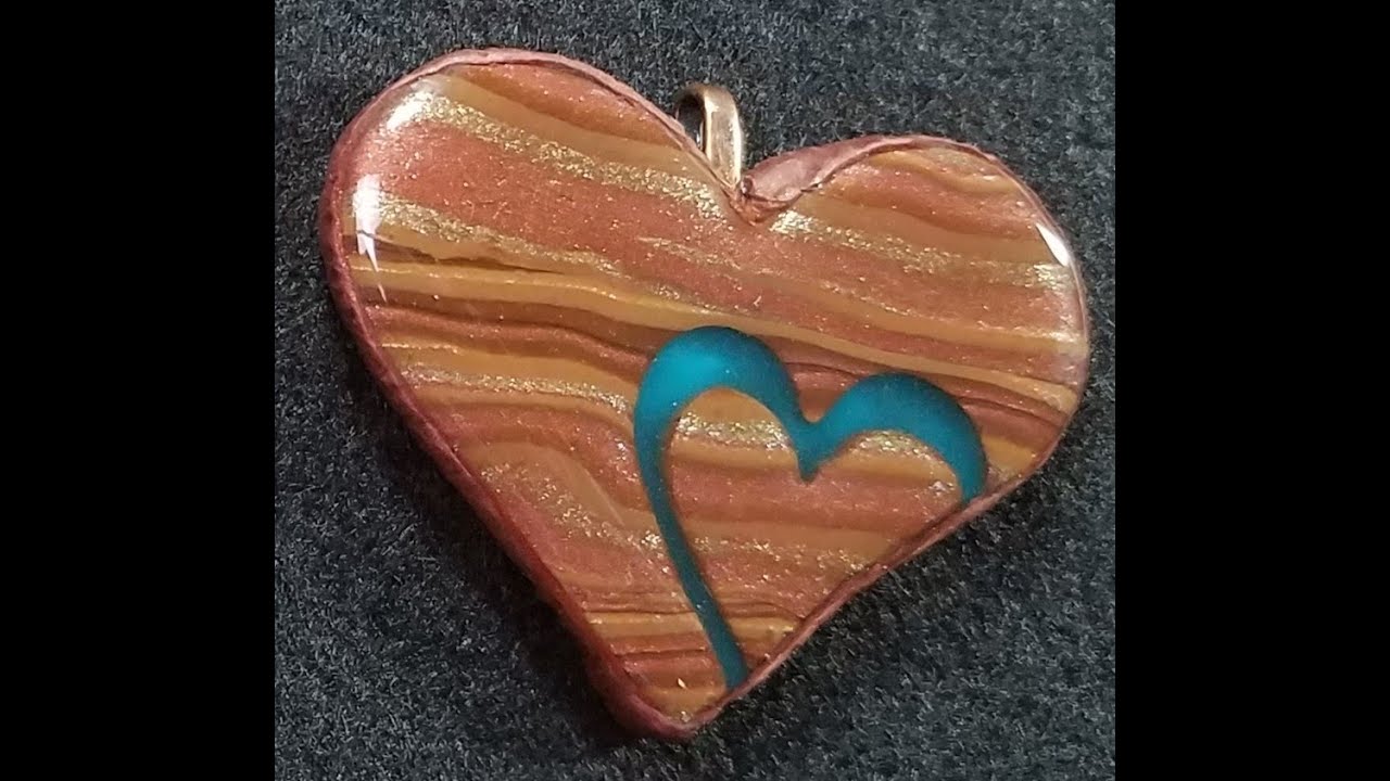 Wood You Be Mine? Faux Wood Pendant