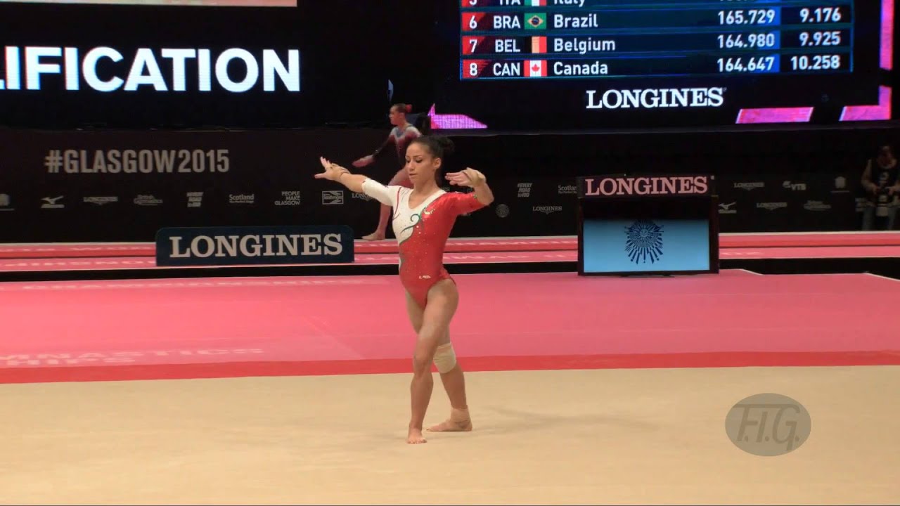 RASHKOVA Valentina (BUL) - 2015 Artistic Worlds - Qualifications Floor Exercise