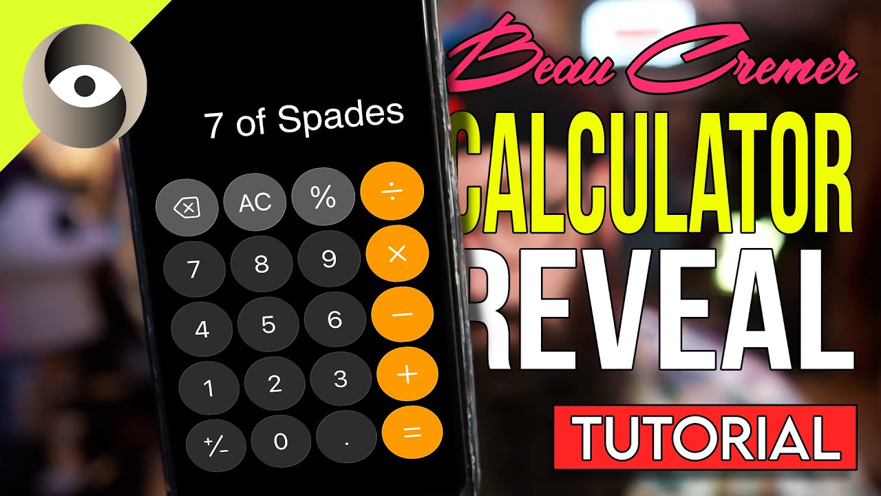 How to reveal ANYTHING on the CALCULATOR!! | Saturday Sorcery Beau Cremer tutorial