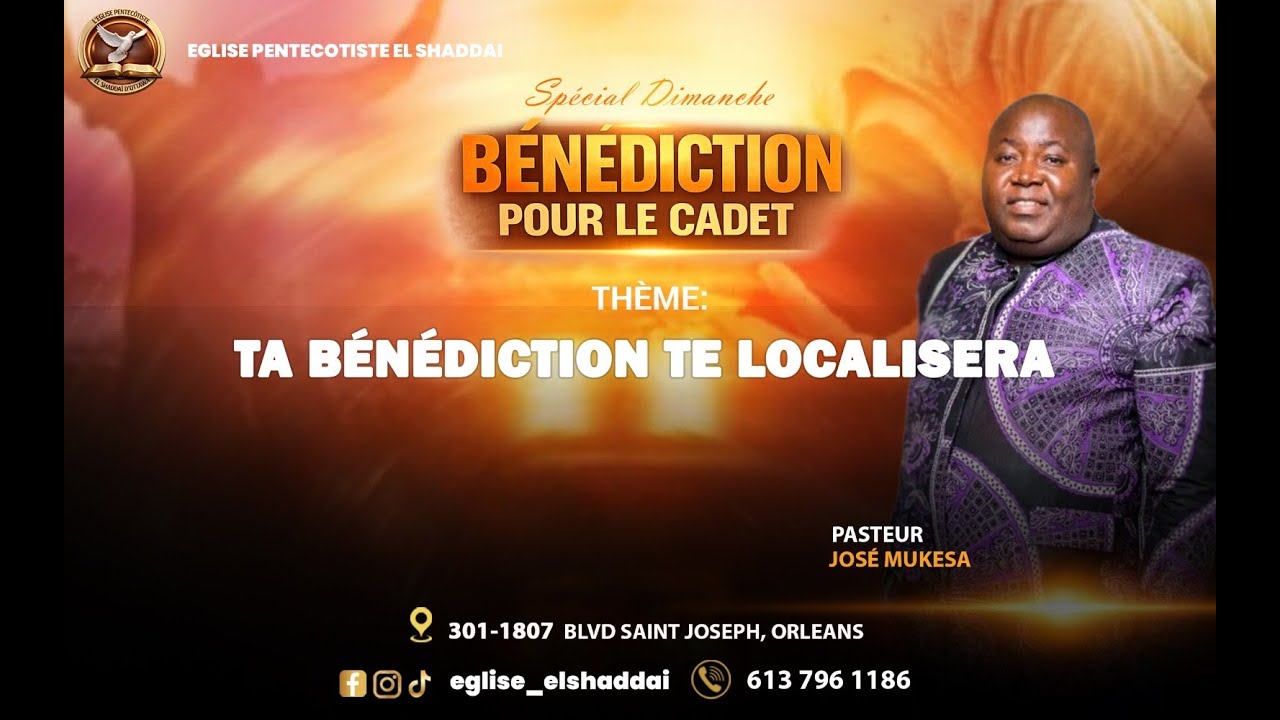 TA BENEDICTION TE LOCALISERA / Past. José Mukesa