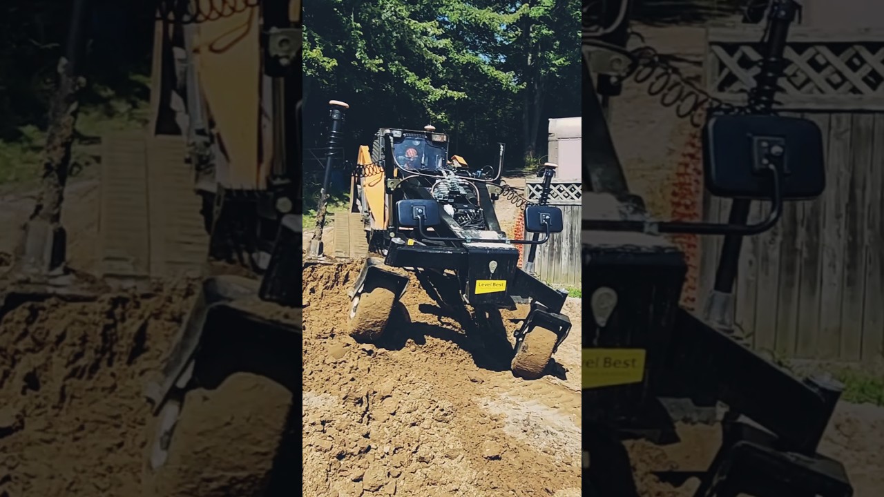 Grading with a GPS in a skid steer