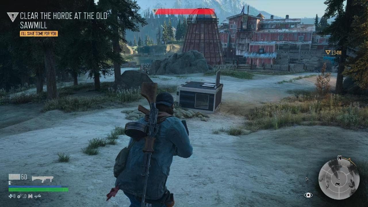 Saw Mill Horde glitch out of bounce  Days Gone: Remastered
