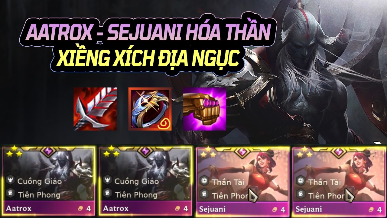 Aatrox + Sejuani Bộ Đôi 3 Sao Xiềng Xích Địa Ngục Vs Pháo Hoa Băng Giá Hủy Diệt Lobby Không Kịp Thở
