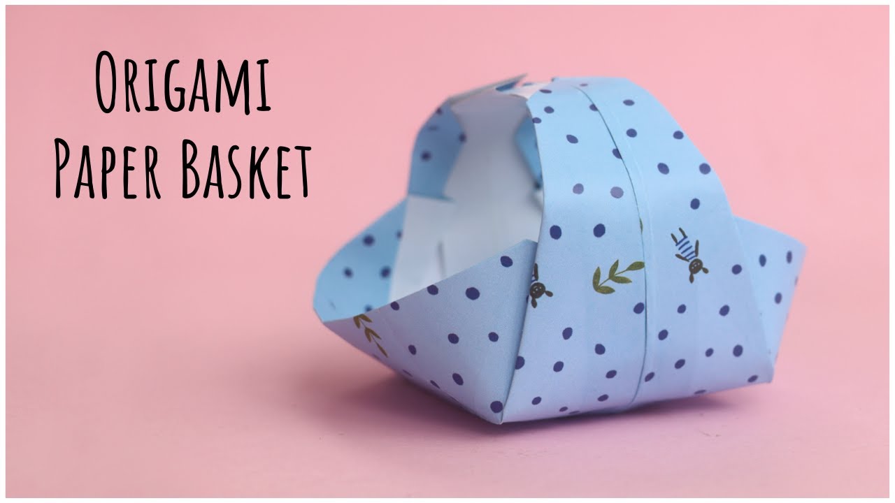 Origami Paper Basket Making Tutorial