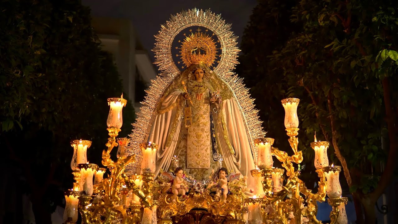 4K HDR / Virgen de las Mercedes de la Puerta Real 2023, Sevilla