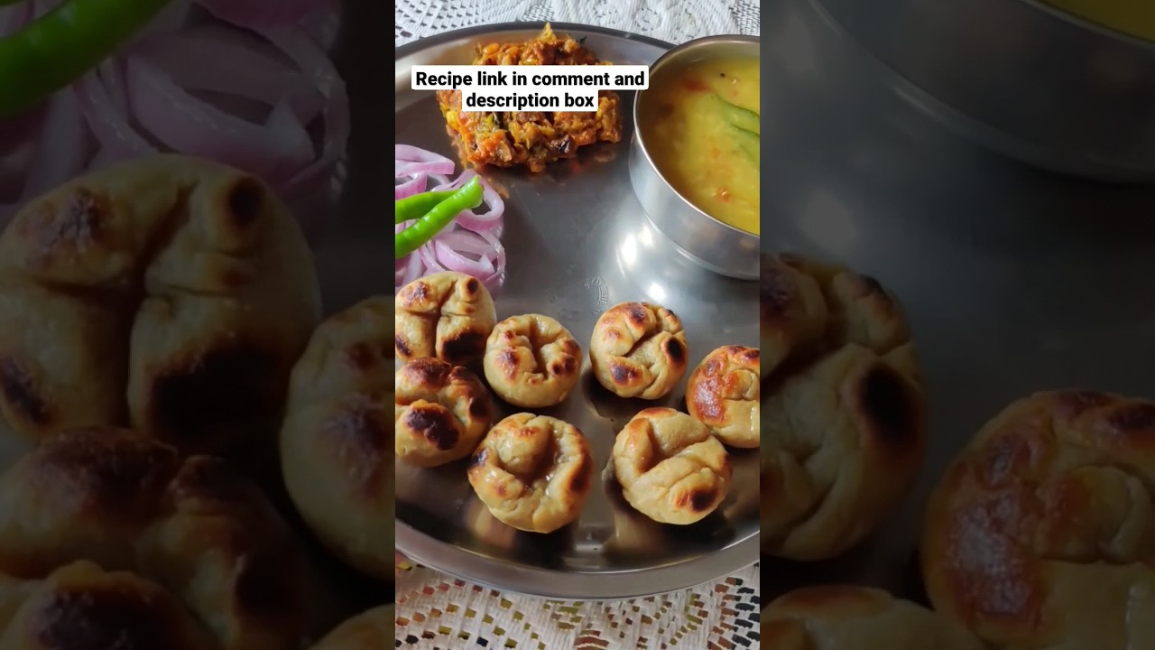 Baati in Appe pan | Baati recipe | Authentic Rajasthani baati 