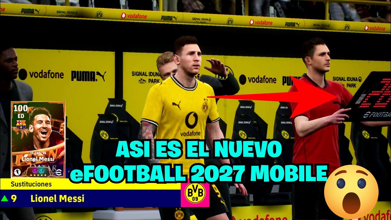 Incre&iacute;ble eFootball 2027 Mobile Gameplay Nuevas Cinem&aacute;ticas Nuevos Gr&aacute;ficos 4K RedMagic 10 Pro 