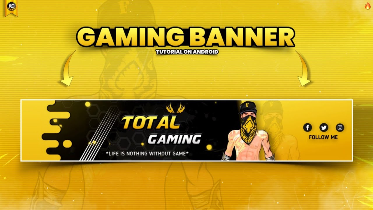 Make This YouTube Gaming Banner in Pixallab | How to Make YouTube Channel Banner | Channel Banner