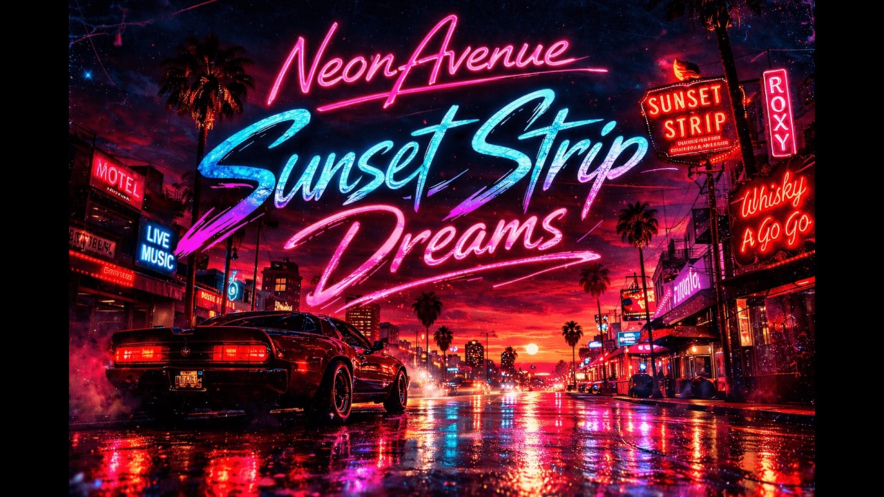 NeonAvenue &ndash; Sunset Strip Dreams | Neon Rock Ambient