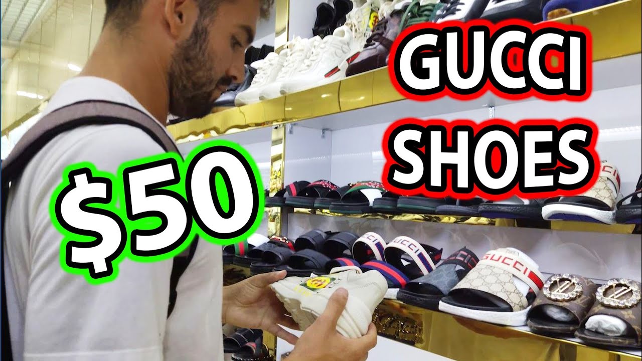 SUPER CHEAP GUCCI SHOES !! - China Mall Ajman UAE | Vlog Day 4