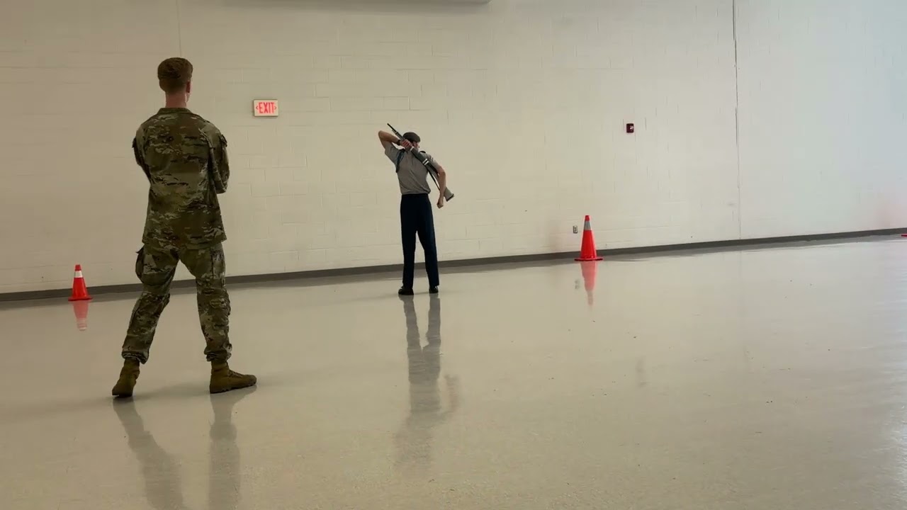 C/MAJ Trevor Whelan, Red hawk battalion drill competition, 1st place