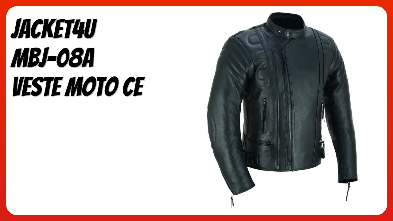 AVIS (2026) : JACKET4U MBJ-08A Veste Moto CE. DÉTAILS